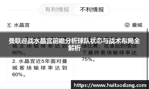 曼联迎战水晶宫前瞻分析球队状态与战术布局全解析